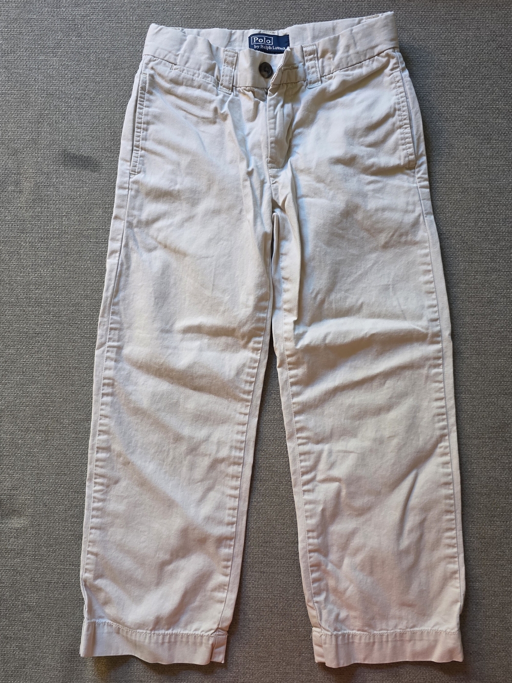 Polo by Ralph Lauren White Cotton Pants